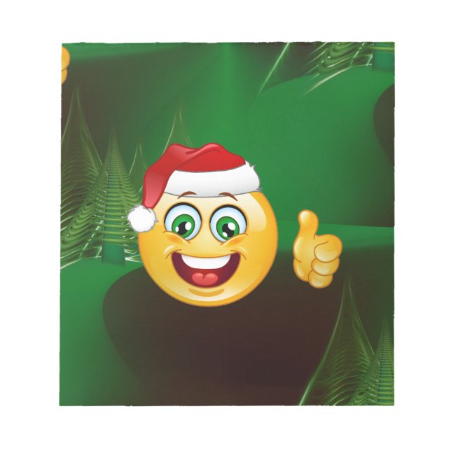 jultomten emojis anteckningsblock (Framsida)