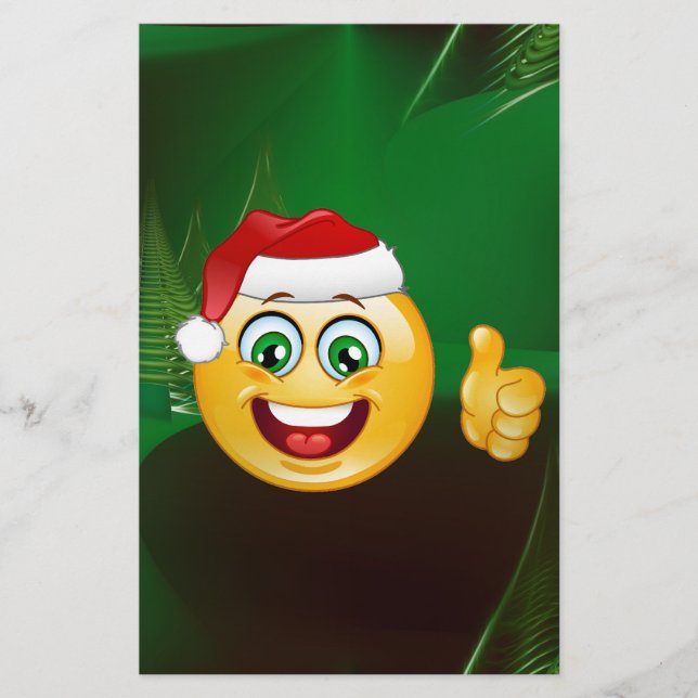 jultomten emojis brevpapper (Framsida)