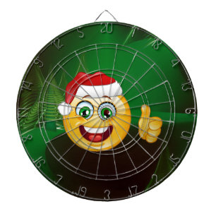 jultomten emojis darttavla