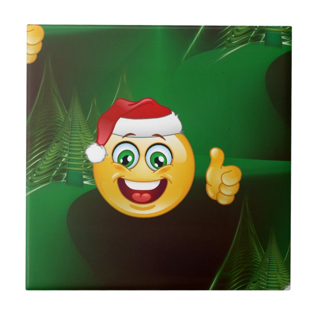 jultomten emojis kakelplatta (Framsidan)