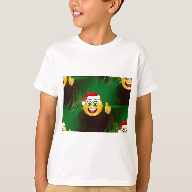 jultomten emojis t-shirt (Framsida)