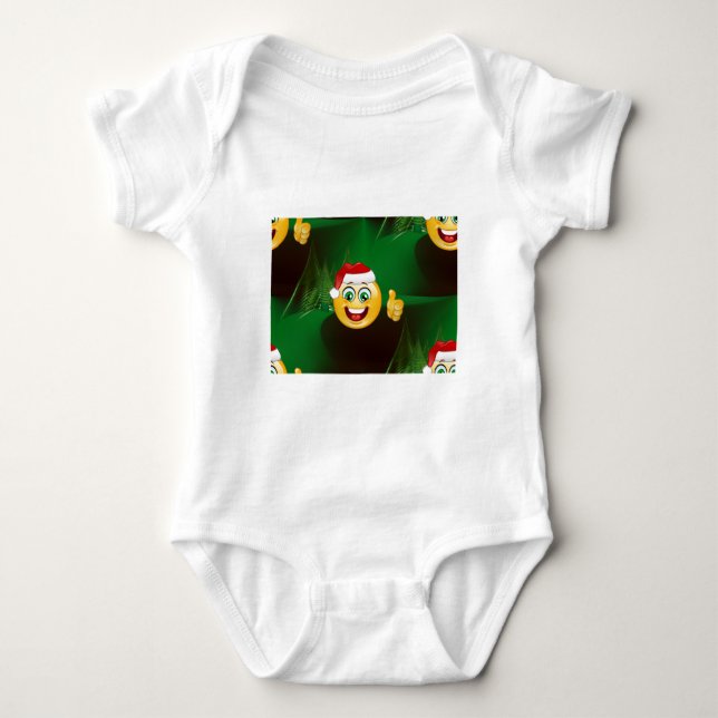 jultomten emojis tröja (Framsida)