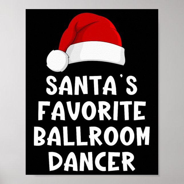 Jultomten Favorite Ballroom Dancer Pajama Poster (Framsidan)
