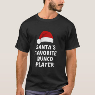 Jultomten Favorite Bunco Player Funny Dice T Shirt