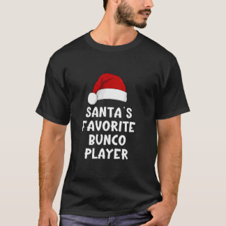 Jultomten Favorite Bunco Player Funny Dice T Shirt