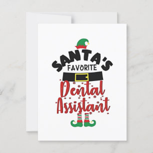 Jultomten Favorite Dental Assistance jultomten Vykort