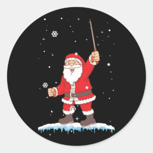 jultomten Fenomenet jul Julafton Sports Runt Klistermärke