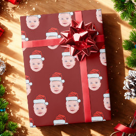 Jultomten, figursättning med Ansikte Presentpapper