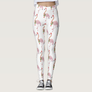 jultomten flamingo leggings