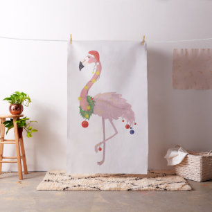 jultomten flamingo tyg