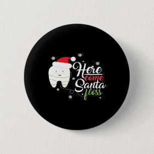 Jultomten Floss Dental Hygienists Dentist Gi Knapp