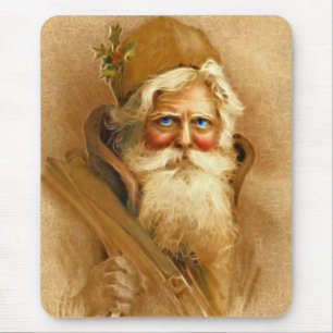 Jultomten för gammal värld, vintageVictorianSt. Musmatta