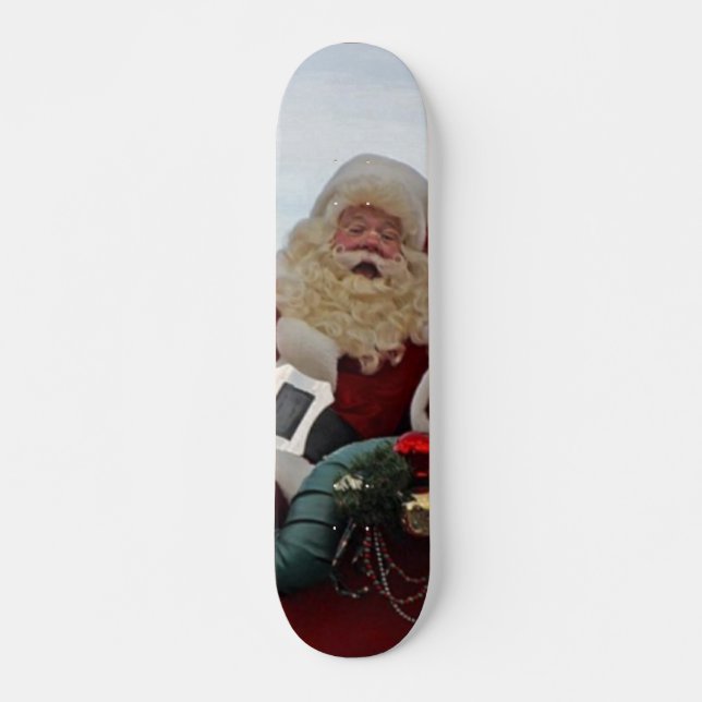 Jultomten för jul mini skateboard bräda 18,7 cm (Framsida)