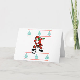 Jultomten-fotbollsdab ful jul 2018 T-Shirt Helgkort