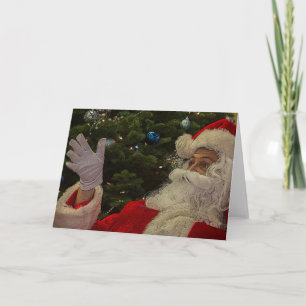 Jultomten fotohälsningskort helgkort