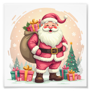 Jultomten Fototryck
