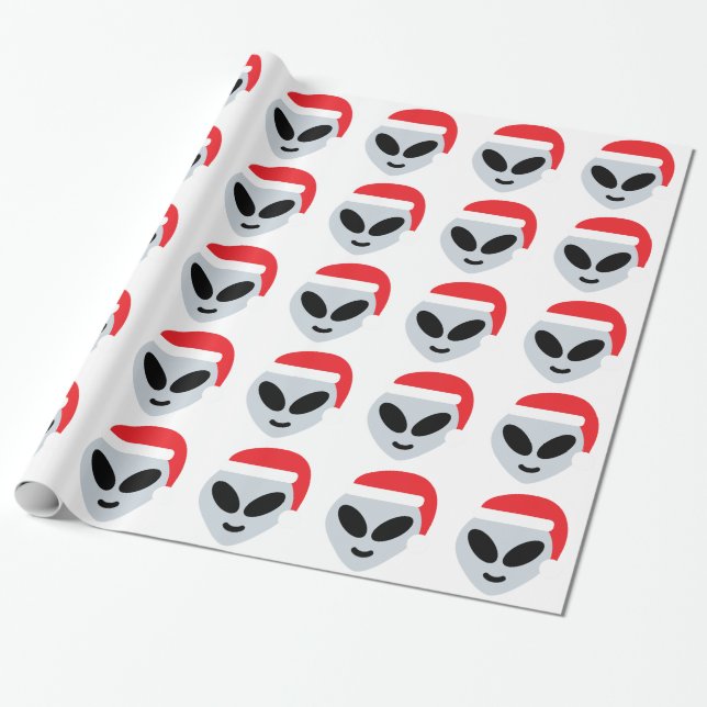 jultomten främmande emoji presentpapper (Utrullad)