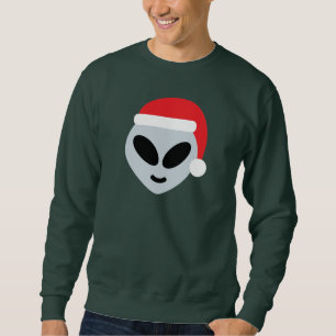 jultomten främmande emoji sweatshirt