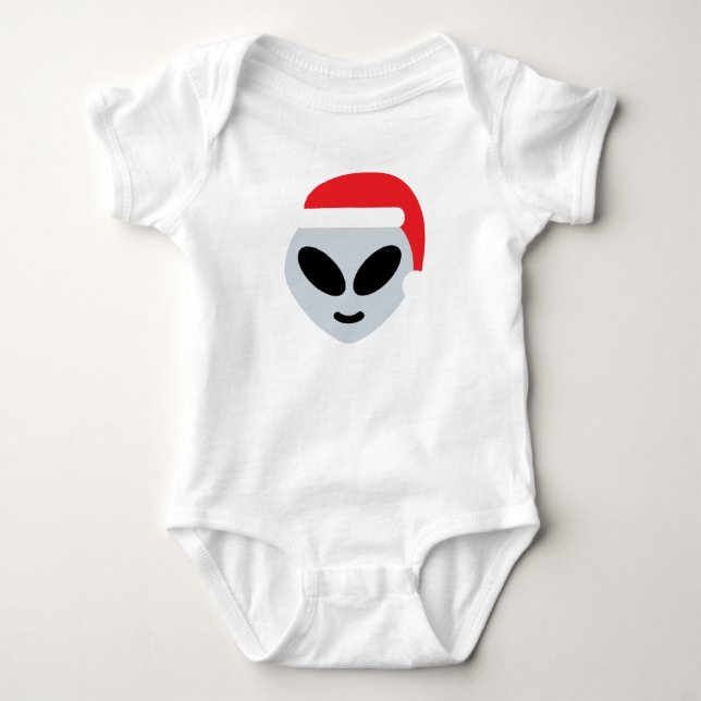 jultomten främmande emoji t-shirt (Framsida)