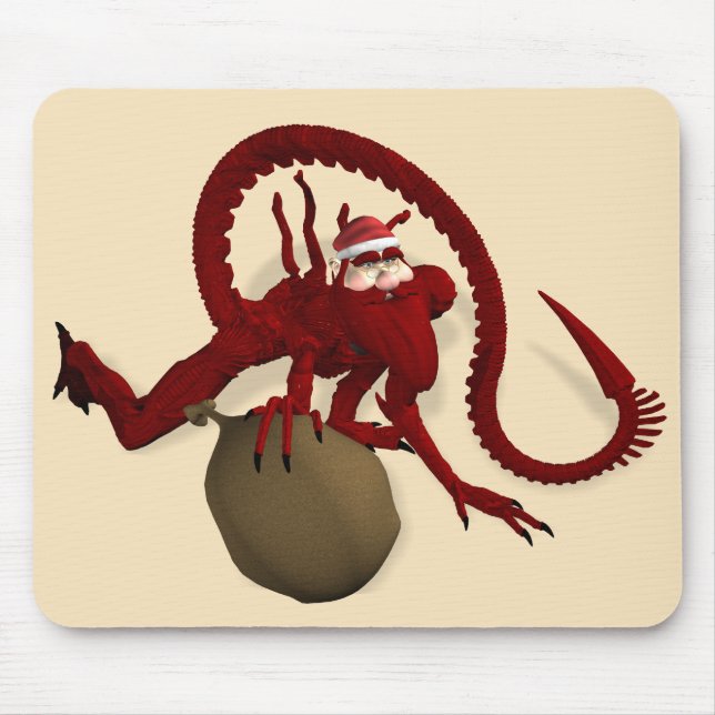 Jultomten från Rymden Musmatta (Framsidan)