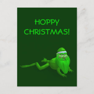 jultomten Frog Helg Vykort