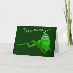 jultomten Frog Helgkort