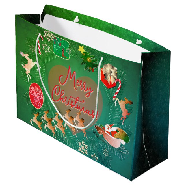 jultomten Gift Bag (Baksidan Vinklad)