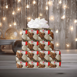 Jultomten Gift in Hand Personal Photo Presentpapper