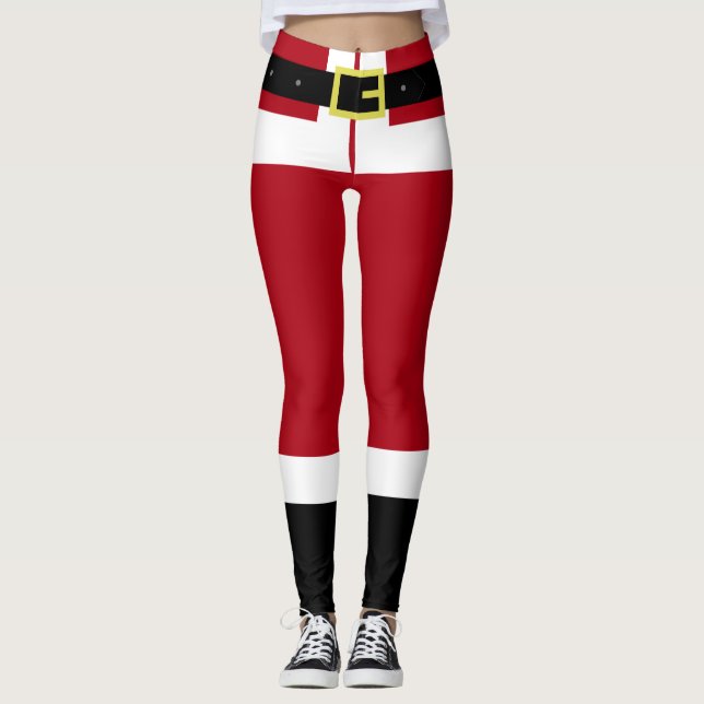 Jultomten Gift Leggings (Framsida)