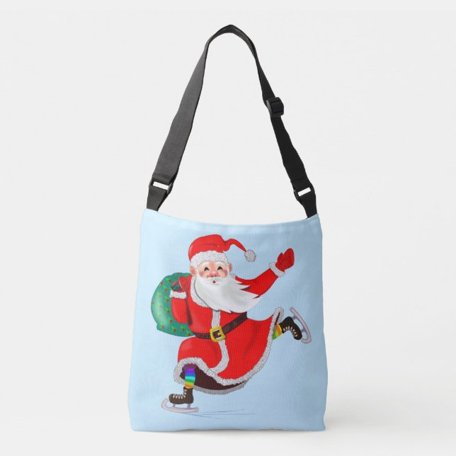 Jultomten Gift med julklapp Axelväska (Framsida)