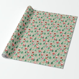 Jultomten Gift Wrapping Papper Presentpapper