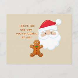 Jultomten & GingerBoy Helg Vykort