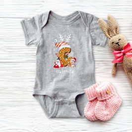 Jultomten Gingerbröd Alphabet G T Shirt