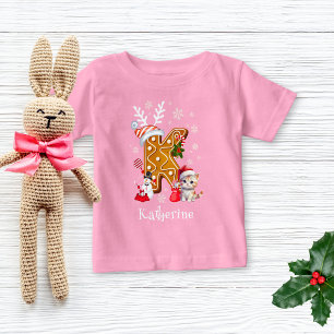 Jultomten Gingerbröd Namn Brev K Girl T Shirt