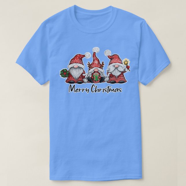 Jultomten Gnomes Png Merry T Shirt (Design framsida)