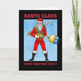 Jultomten God jul del 2 julkort Helgkort