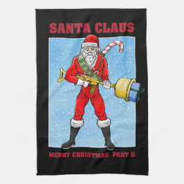 Jultomten God jul del 2 Kökshandduk