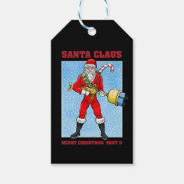 Jultomten God jul del 2 Presentetikett