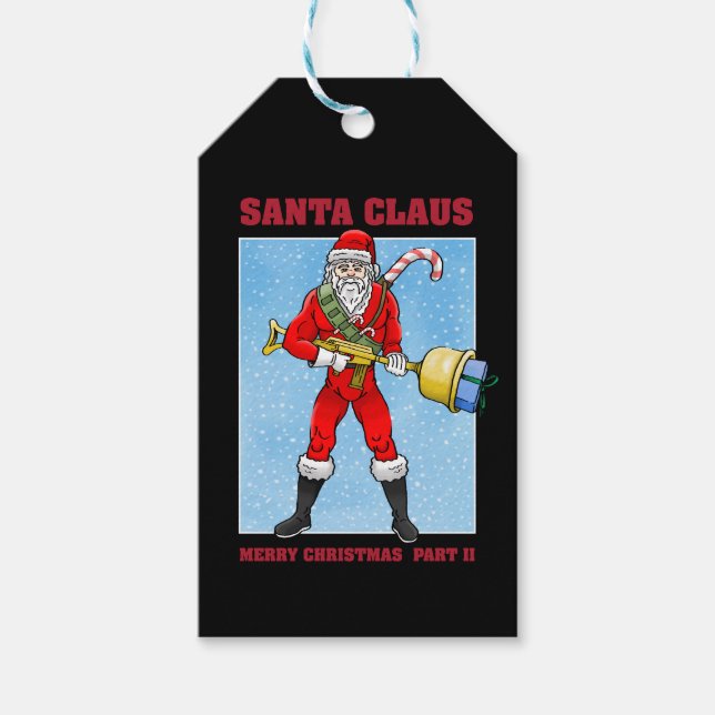 Jultomten God jul del 2 Presentetikett (Framsidan)