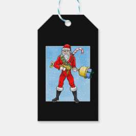 Jultomten God jul del 2 Presentetikett