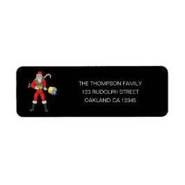 Jultomten God jul del 2 Returadress Returadress Etikett