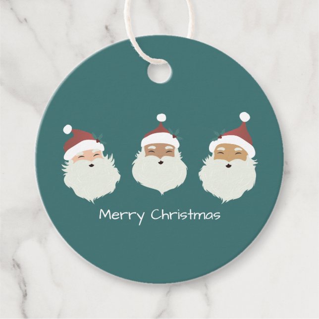 Jultomten God jul Gåvor Etiketter (Framsida)