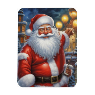 Jultomten God jul Gott nytt år Magnet