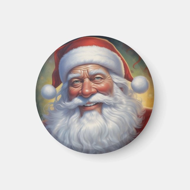 Jultomten God jul Gott nytt år Magnet (Framsidan)