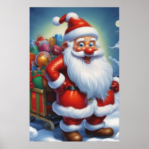 Jultomten God jul Gott nytt år Poster