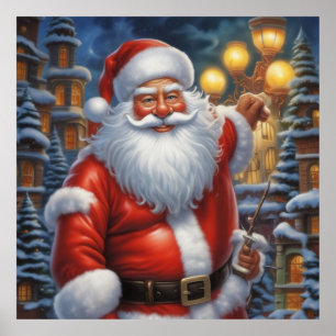Jultomten God jul Gott nytt år Poster