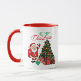 Jultomten God jul kaffe Mugg