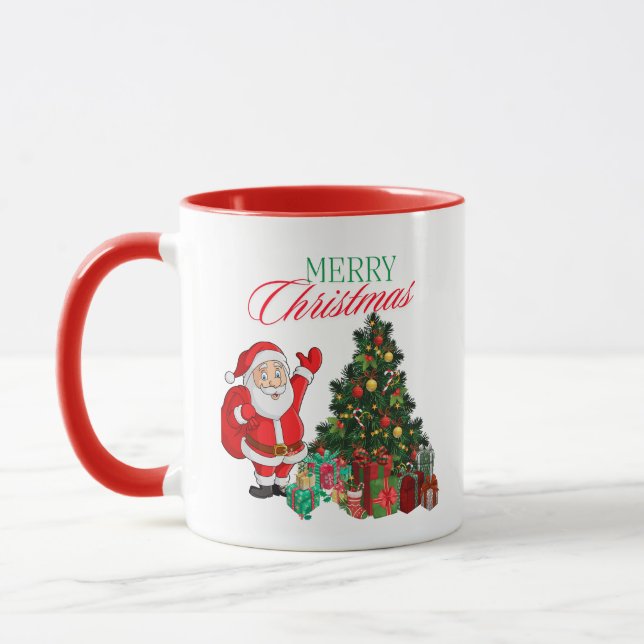 Jultomten God jul kaffe Mugg (Vänster)