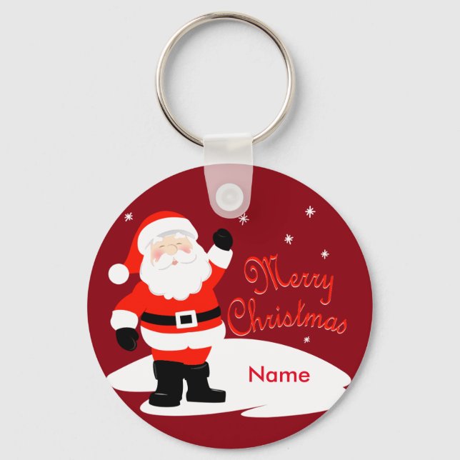 Jultomten God jul Nyckelring (Framsida)