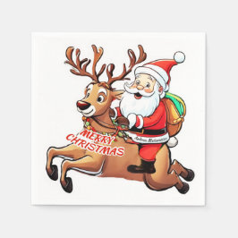 Jultomten God jul Pappersservett